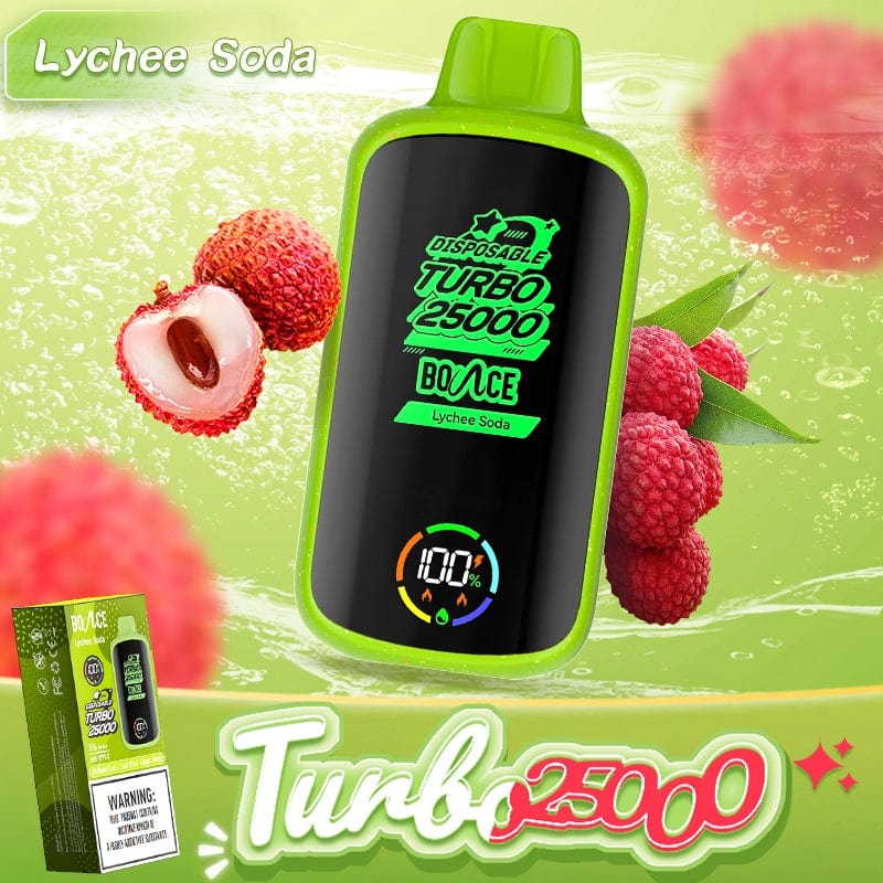 Shop Bounce Turbo 25000 Disposable Vape (5%, 25000 Puffs) in australian