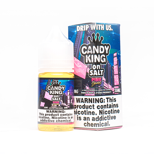 Shop Candy King On Salt Pink Squares 30ml Nic Salt Vape Juice in australian