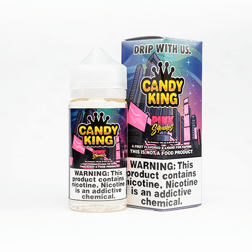 Shop Candy King Pink Squares 100ml Vape Juice in australian