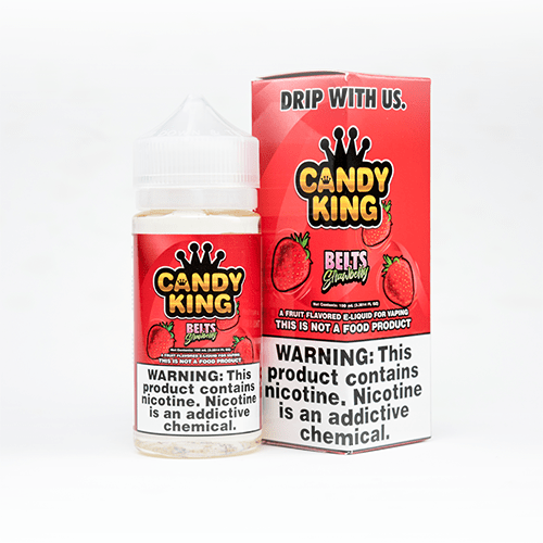 Shop Candy King Strawberry Belts 100ml Vape Juice in australian