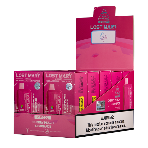 Shop Cherry Peach Lemonade Lost Mary OS5000 in australian