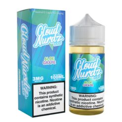 Shop Cloud Nurdz ICED Aloe Grape Synthetic Vape Juice 100ml in australian
