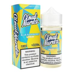 Shop Blue Raspberry Lemon 100ml Synthetic Nic Vape Juice - Cloud Nurdz in australian