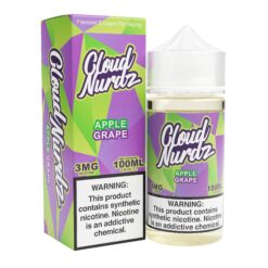 Shop Cloud Nurdz Grape Apple 100ml Synthetic Nic Vape Juice in australian