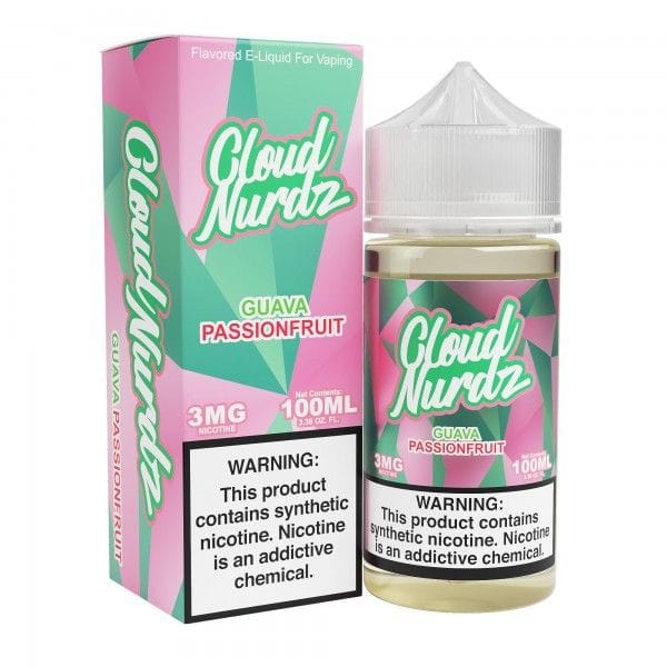 Shop Cloud Nurdz Guava Passion Fruit TF Vape Juice 100ml in australian