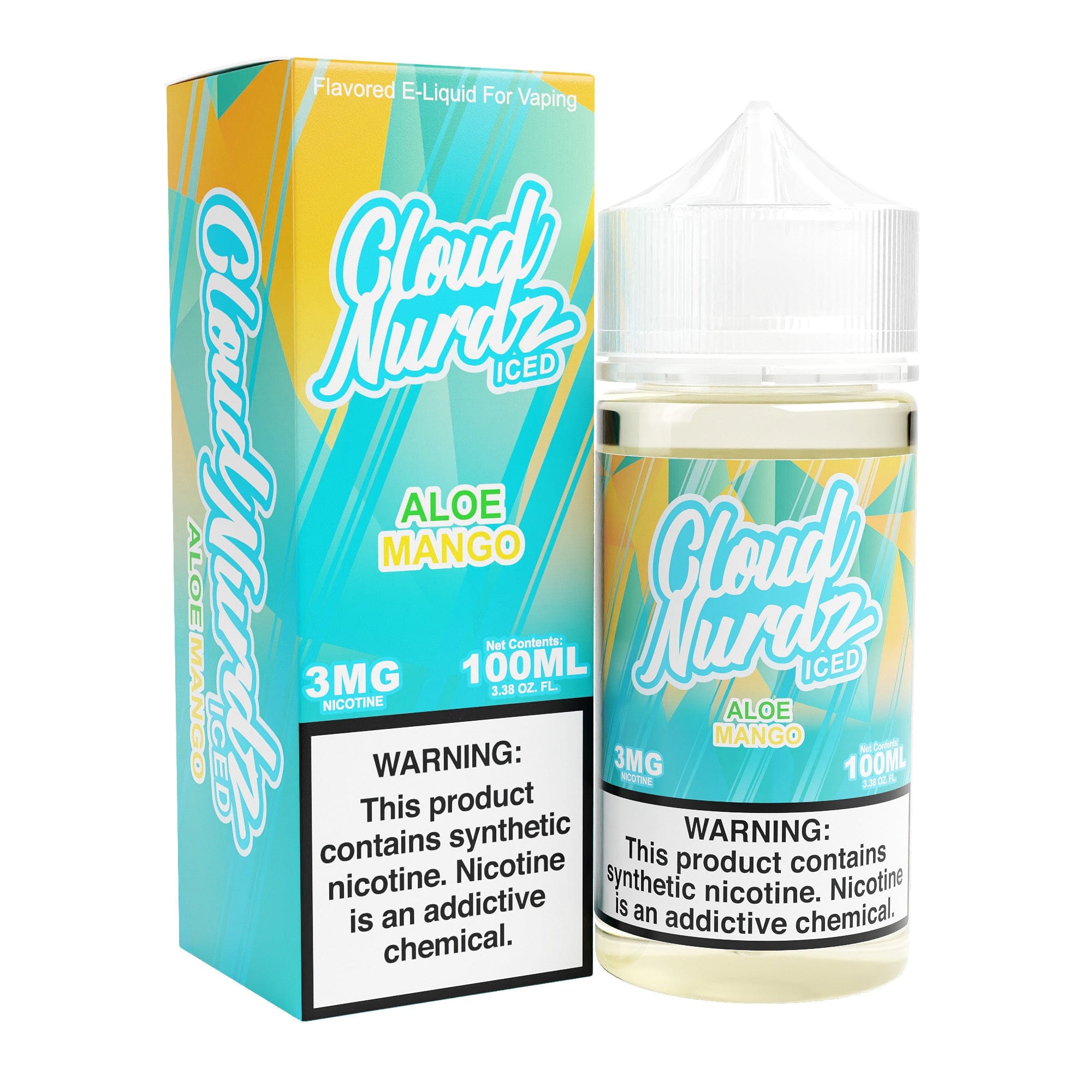 Shop Cloud Nurdz Iced Aloe Mango TF 100ml Vape Juice in australian
