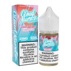 Shop Cloud Nurdz Salts Iced Very Berry Hibiscus Nic Salt Vape Juice 30ml in australian