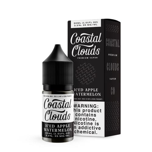 Shop Coastal Clouds Iced Apple Watermelon 30ml Nic Salt Vape Juice in australian
