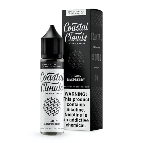 Shop Coastal Clouds Lemon Raspberry 60ml Vape Juice in australian