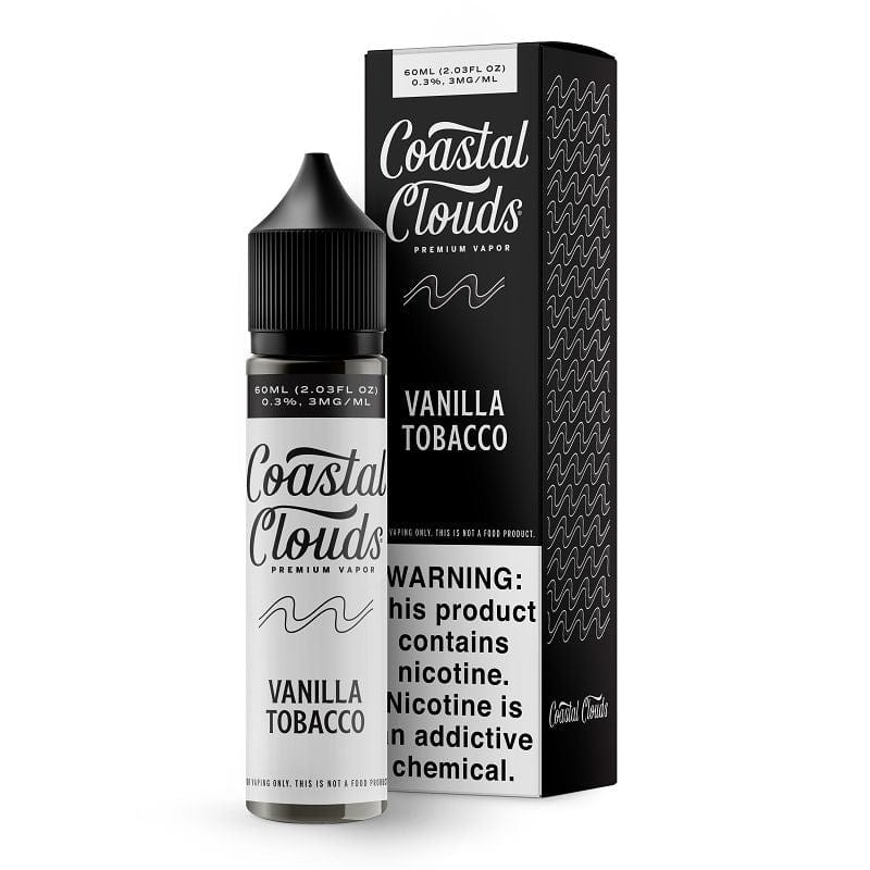 Shop Coastal Clouds Vanilla Tobacco Vape Juice 60ml in australian