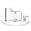 Shop POTV Cloud Cube Glass Bubbler in australian