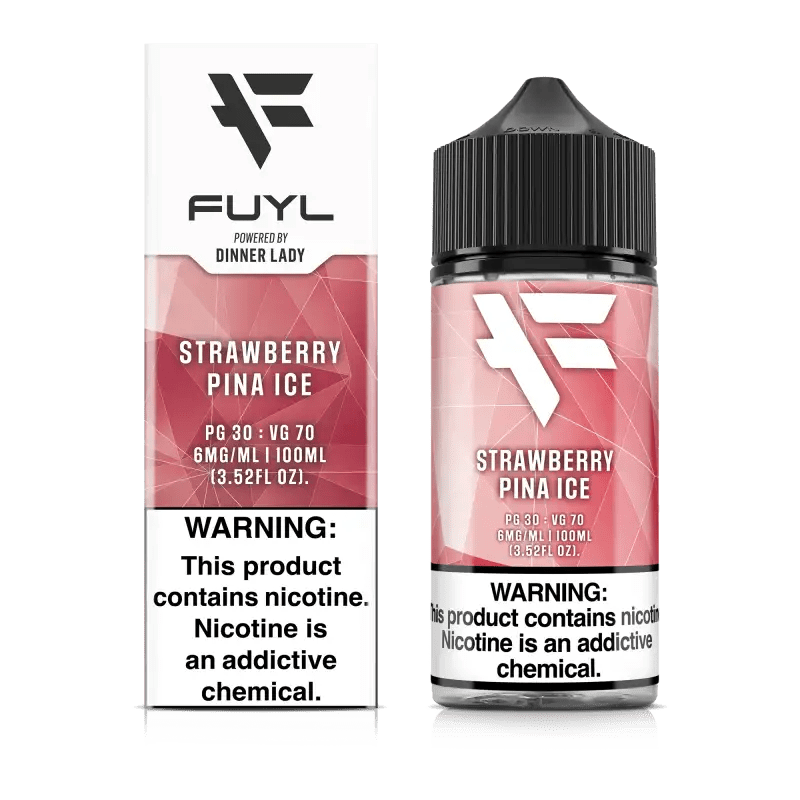 Shop Dinner Lady FUYL Strawberry Pina Ice 100ml in australian