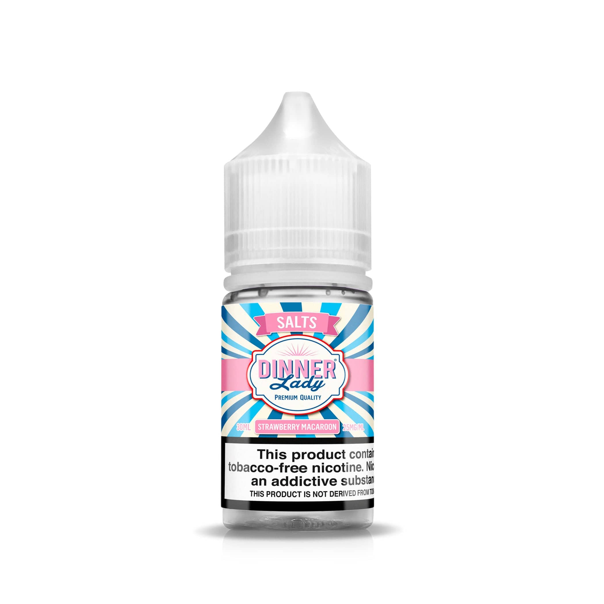 Shop Strawberry Macaroon 30ml TF Nic Salt Vape Juice - Dinner Lady Salts in australian