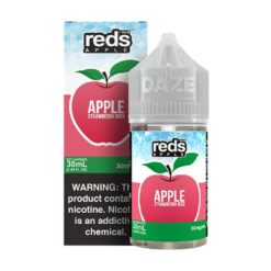 Shop 7 Daze Reds Salts Apple Strawberry Iced Nic Salt Vape Juice 30ml in australian
