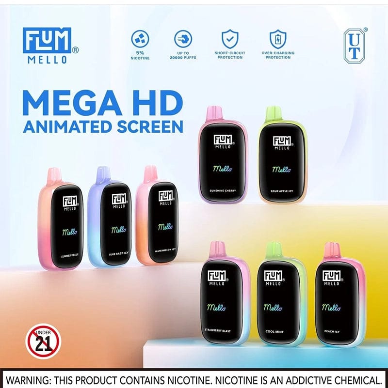 Shop Flum Mello 20000 Disposable Vape (5%, 20000 Puffs) in australian