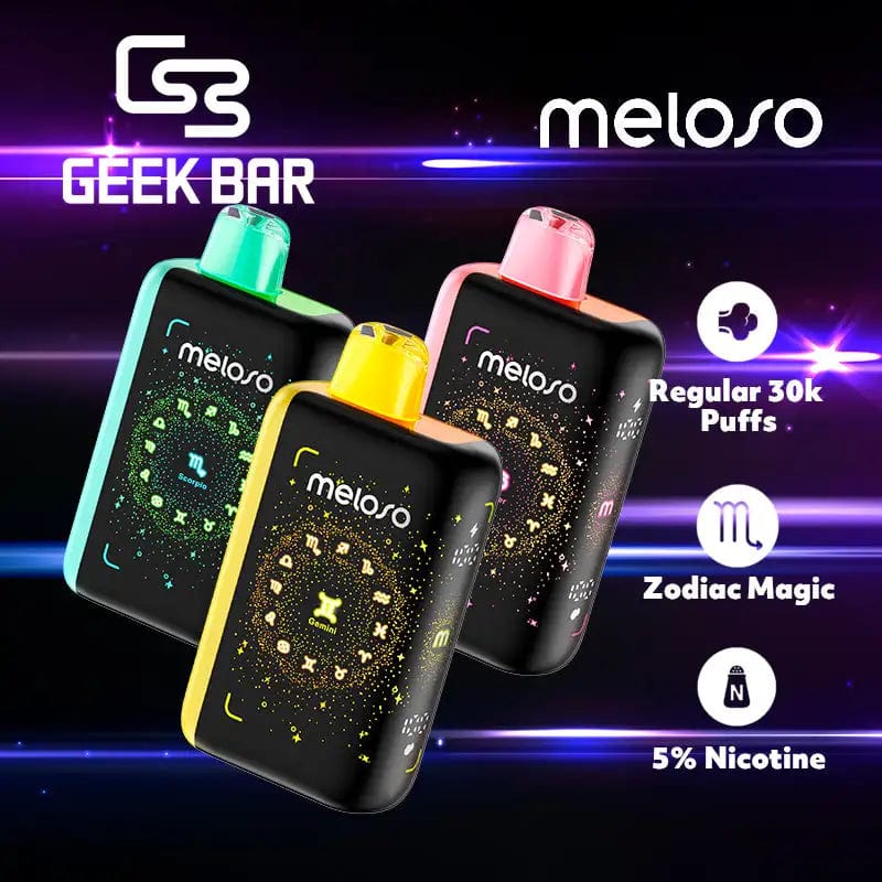Shop Geek Bar Meloso Bar 30K Disposable Vape (5%, 30000 Puffs) in australian