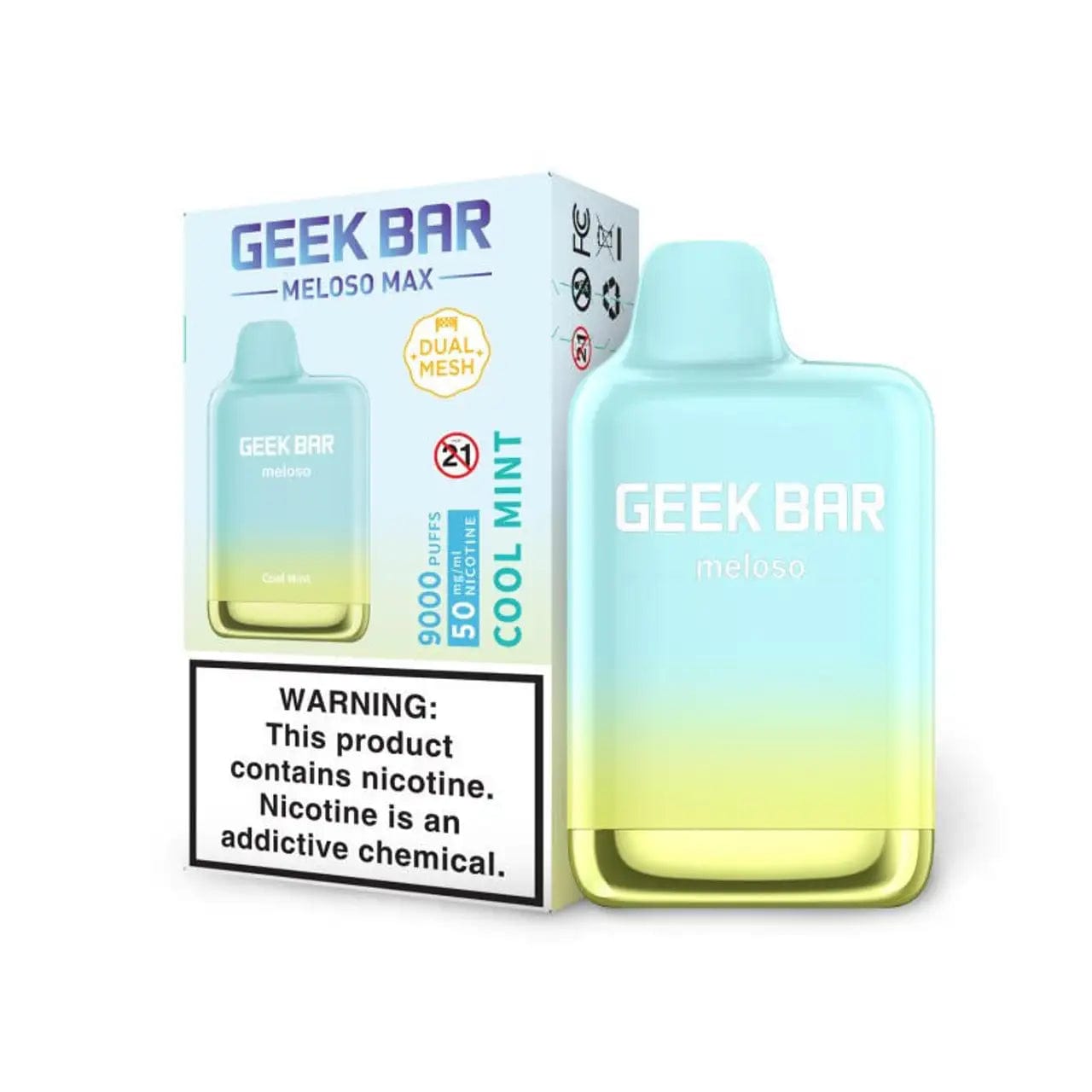 Shop Geek Bar Meloso MAX Disposable Vape (5%, 9000 Puffs) in australian