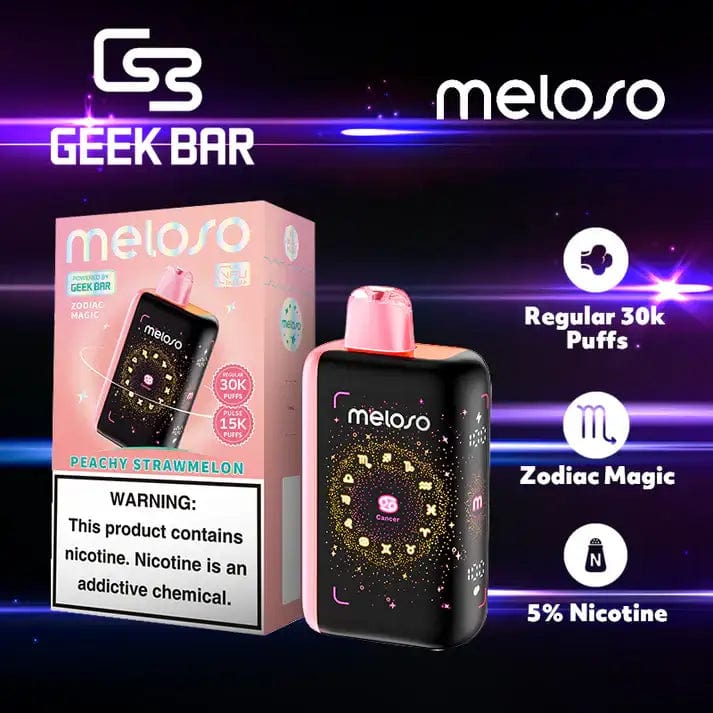 Shop Geek Bar Meloso Bar 30K Disposable Vape (5%, 30000 Puffs) in australian