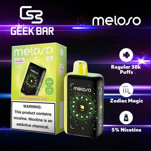 Shop Geek Bar Meloso Bar 30K Disposable Vape (5%, 30000 Puffs) in australian