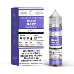 Shop Blue Razz 60ml Vape Juice - Glas Basix in australian
