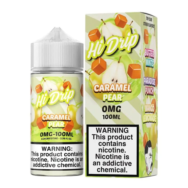 Shop Hi-Drip Caramel Pear Vape Juice 100ml in australian