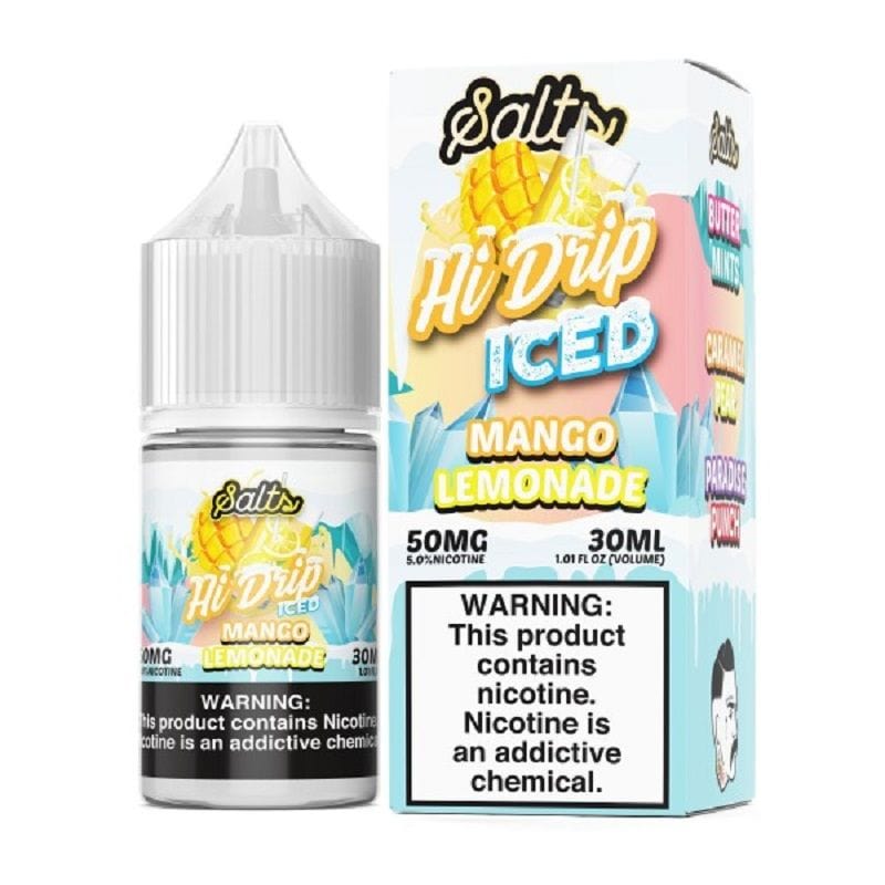 Shop Hi-Drip Mango Lemonade ICED Nic Salt Vape Juice 30ml in australian