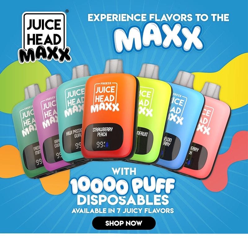 Shop Juice Head Maxx 10000 Disposable Vape (5%, 10000 Puffs) in australian
