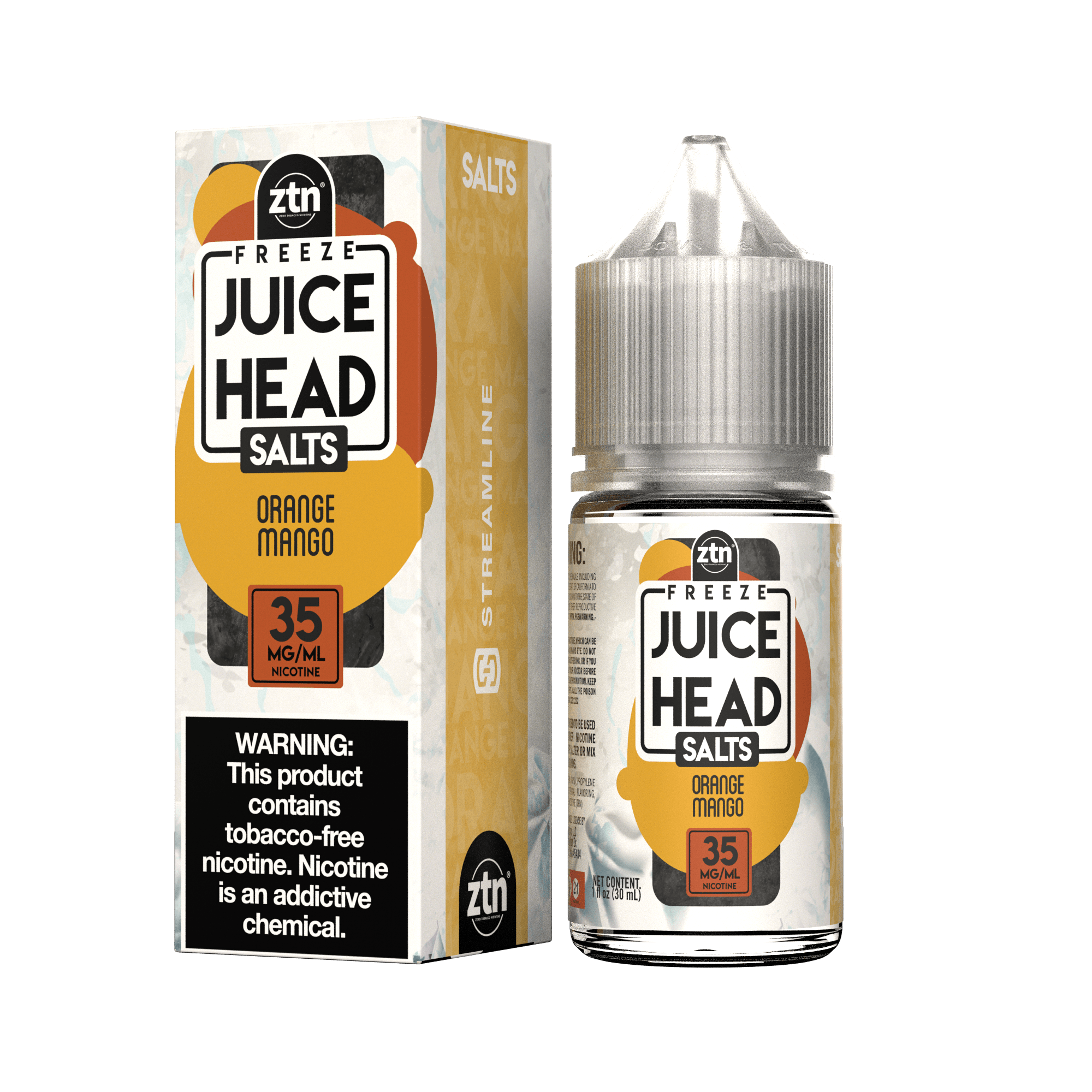 Shop Juice Head Orange Mango Freeze 30ml Nic Salt ZTN Vape Juice in australian