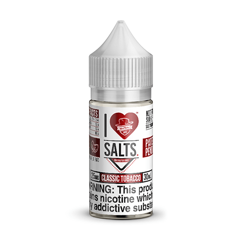 Shop Mad Hatter I Love Salts Classic Tobacco 30ml Nic Salt Vape Juice in australian