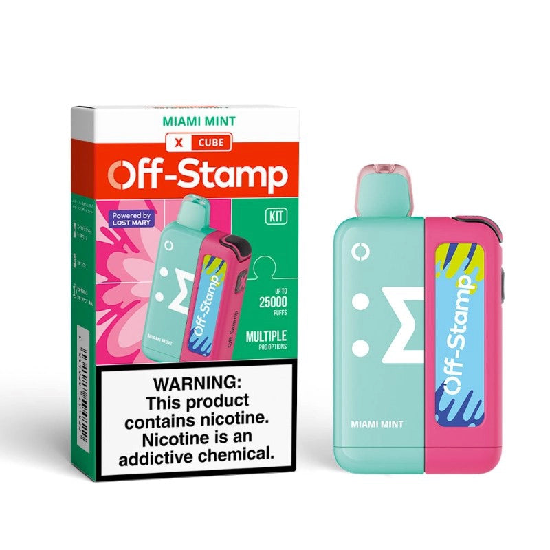Shop Off-Stamp X-CUBE 25K Disposable Kit (5%, 25000 Puffs) in australian