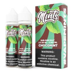 Shop Mints Vape Co. ChocoMint 2x 60ml (120ml) Vape Juice in australian