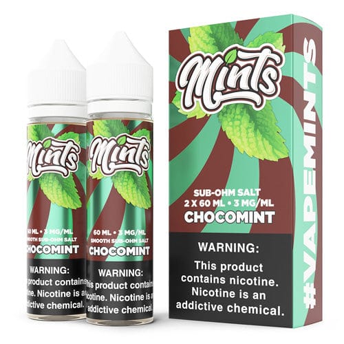 Shop Mints Vape Co. ChocoMint 2x 60ml (120ml) Vape Juice in australian