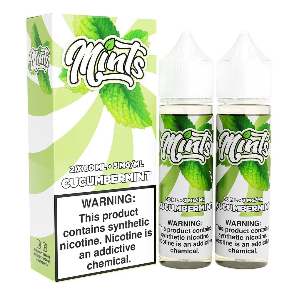 Shop Mints Vape Co. Cucumber Mint 2x 60ml (120ml) Vape Juice in australian