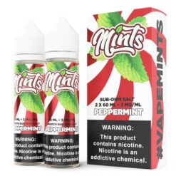 Shop Mints Vape Co. Peppermint 2x 60ml (120ml) Vape Juice in australian