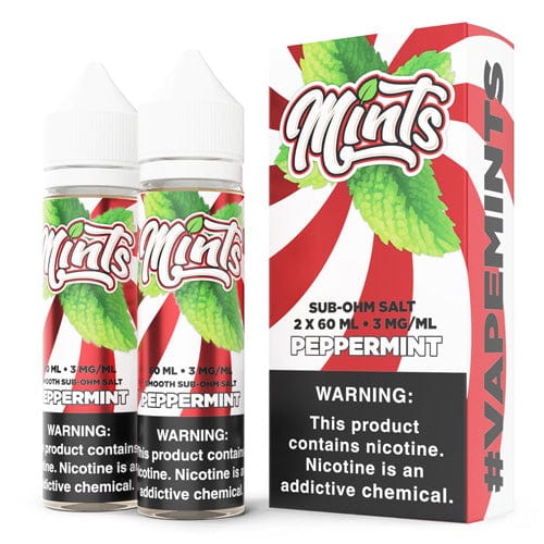 Shop Mints Vape Co. Peppermint 2x 60ml (120ml) Vape Juice in australian