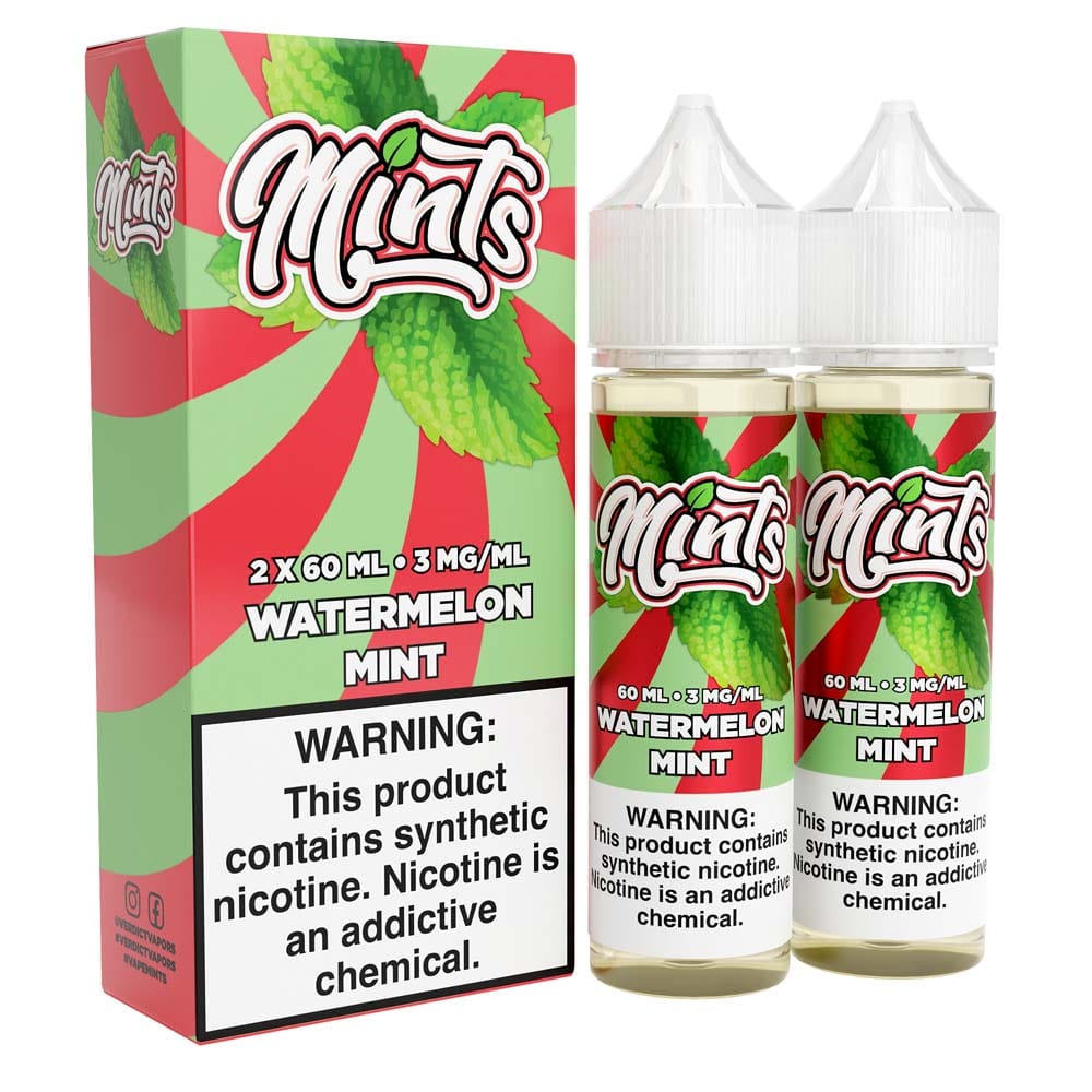 Shop Mints Vape Co. Watermelon Mint 2x 60ml (120ml) Vape Juice in australian