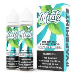 Shop Mints Vape Co. Wintergreen 2x 60ml (120ml) Vape Juice in australian
