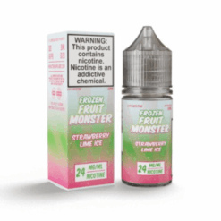 Shop Frozen Fruit Monster Strawberry Lime Ice 30ml Nic Salt Vape Juice in australian