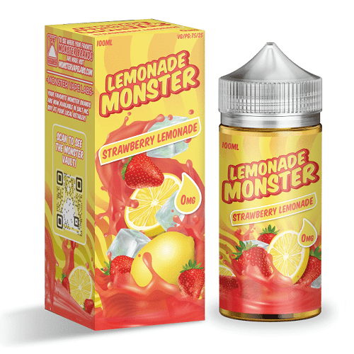 Shop Strawberry Lemonade 100ml Vape Juice - Lemonade Monster in australian