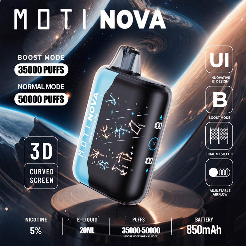 Shop MOTI NOVA 50K Disposable Vape (5%, 50000 Puffs) in australian