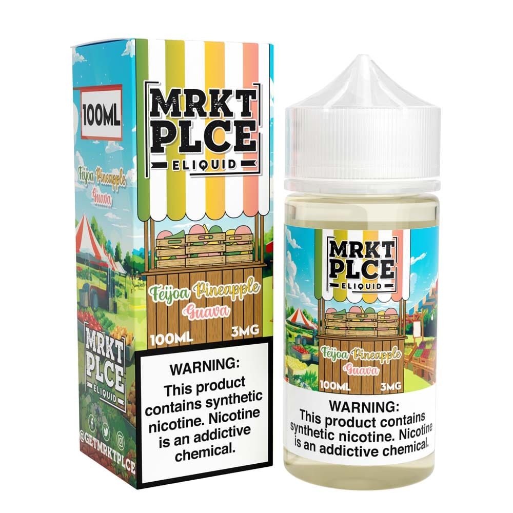 Shop MRKT PLCE Feijoa Pineapple Guava 100ml Vape Juice in australian