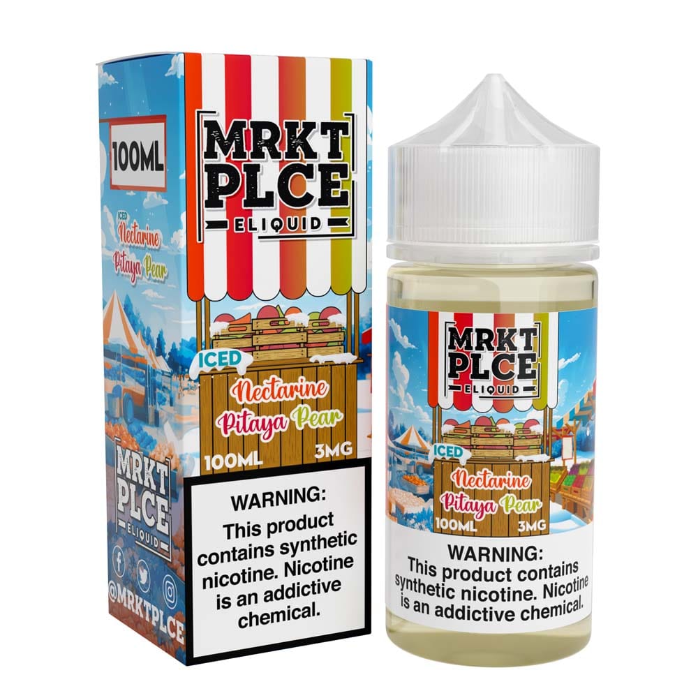 Shop MRKT PLCE ICED Nectarine Pitaya Pear 100ml Vape Juice in australian