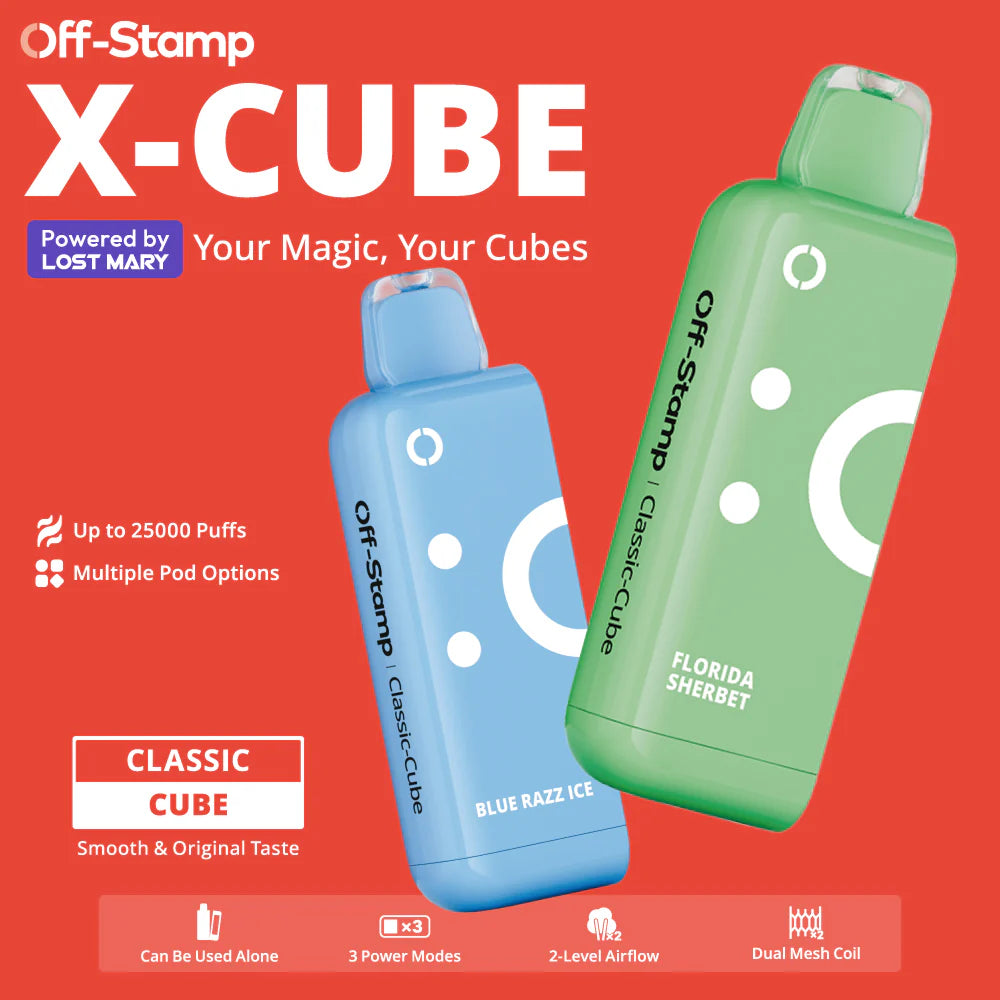 Shop Off-Stamp X-CUBE Classic 25K Disposable Pod (5%, 25000 Puffs) in australian