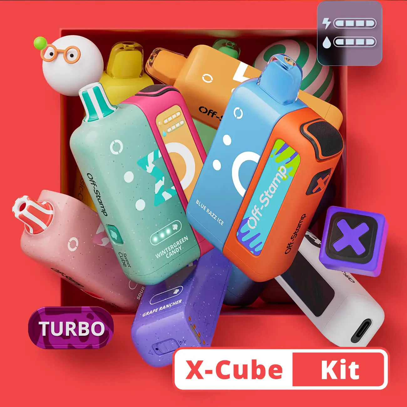 Shop Off-Stamp X-CUBE 25K Disposable Kit (5%, 25000 Puffs) in australian