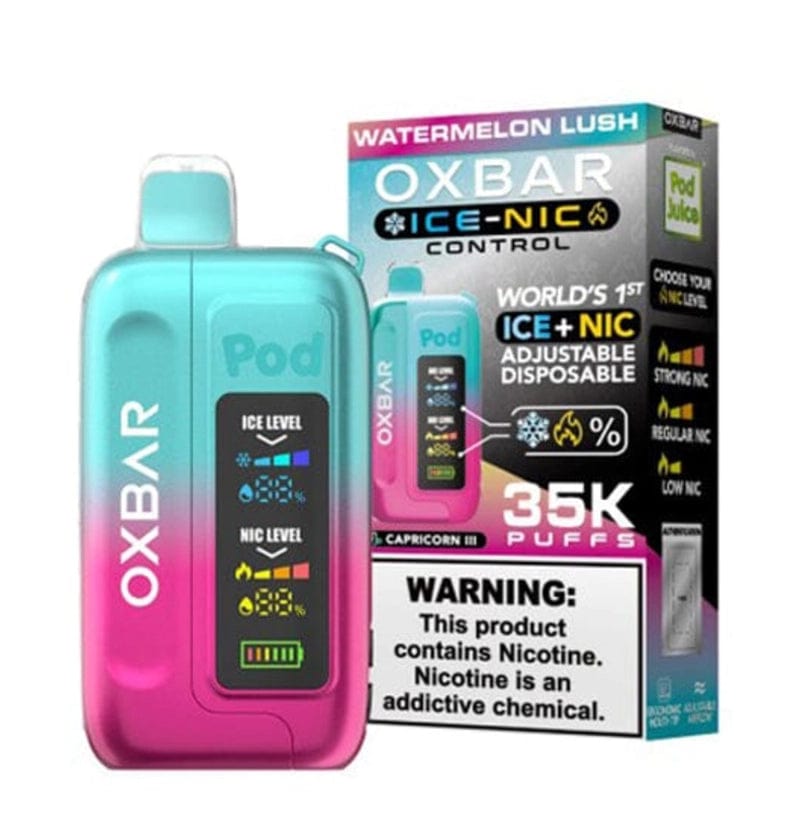 Shop OXBAR x Pod Juice ICE-NIC Control 35K Disposable Vape (5%, 35000 Puffs) in australian