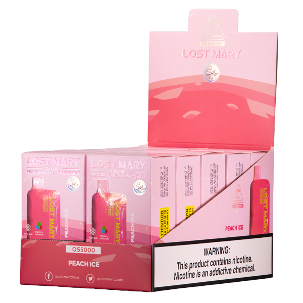 Shop Peach Ice Lost Mary OS5000 in australian