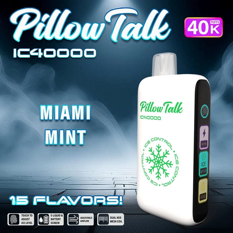 Shop Pillow Talk Ice Control IC40000 Disposable Vape (5%, 40000 Puffs) in australian