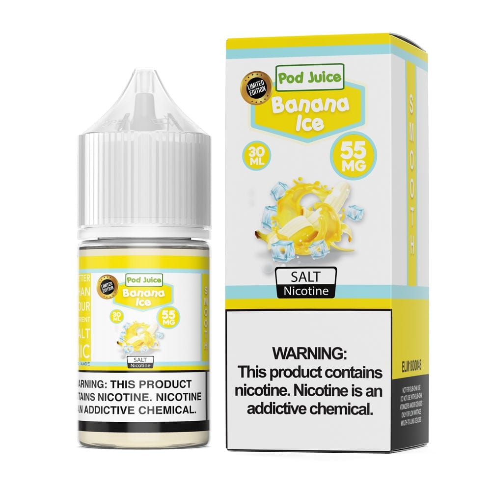 Shop Pod Juice Banana Ice TF 30ml Nic Salt Vape Juice in australian