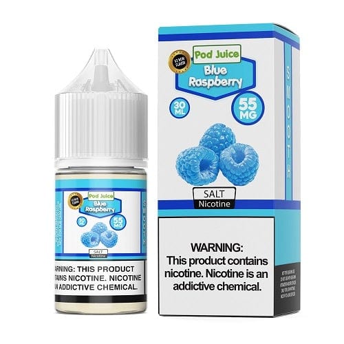 Shop Pod Juice Blue Raspberry TF 30ml Nic Salt Vape Juice in australian