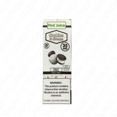 Shop Pod Juice Cookies n Cream TF 30ml Nic Salt Vape Juice in australian